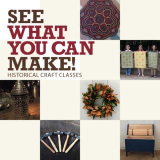 Historical Craft Classes collage